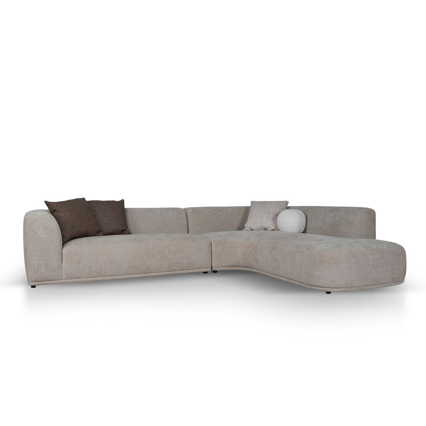CLC12404-AE 4 Seater Right Chaise Sofa - Lila Beige