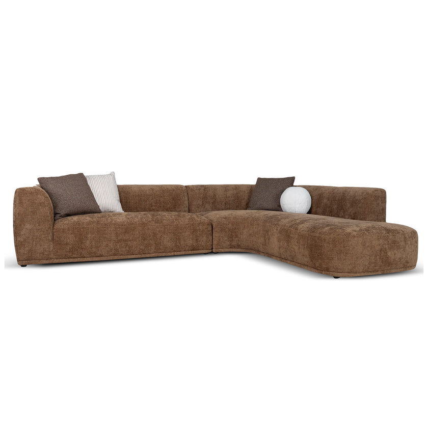 CLC12406-AE 4 Seater Right Chaise Sofa - Lila Nutmeg