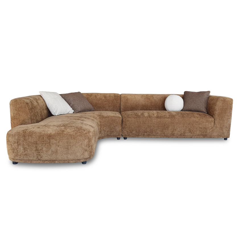 CLC12407-AE 4 Seater Left Chaise Sofa - Lila Nutmeg