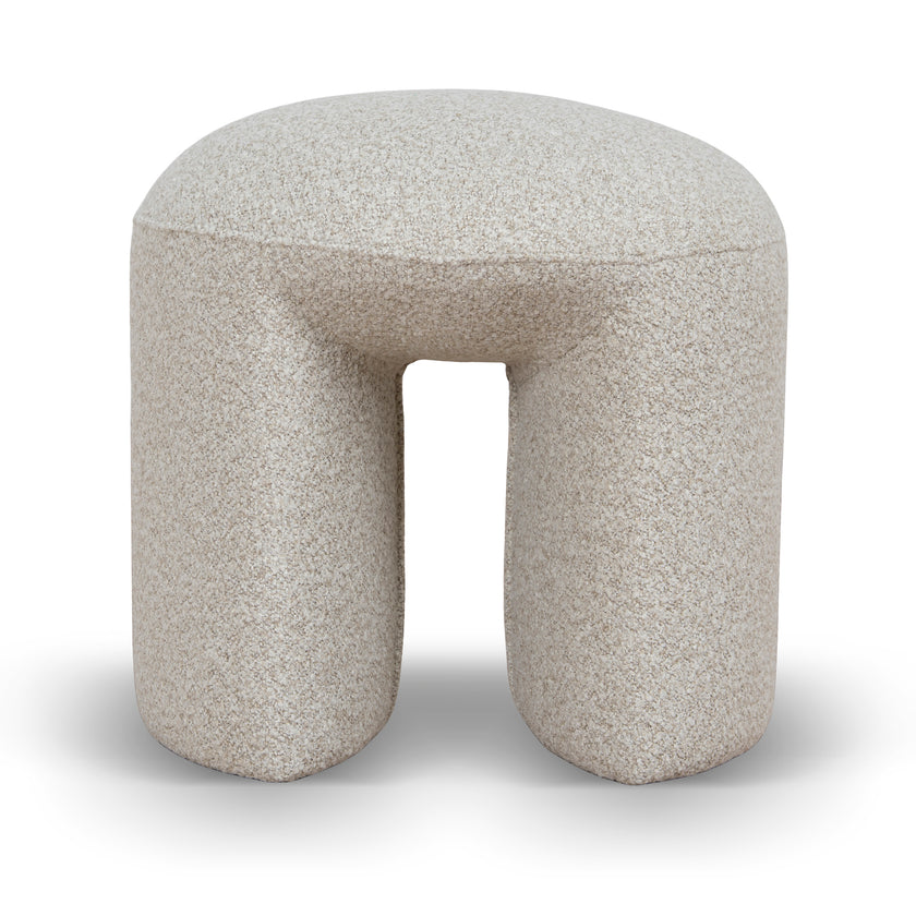 CLC12422-YY Round Ottoman - Oatmeal Beige