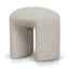 CLC12422-YY Round Ottoman - Oatmeal Beige