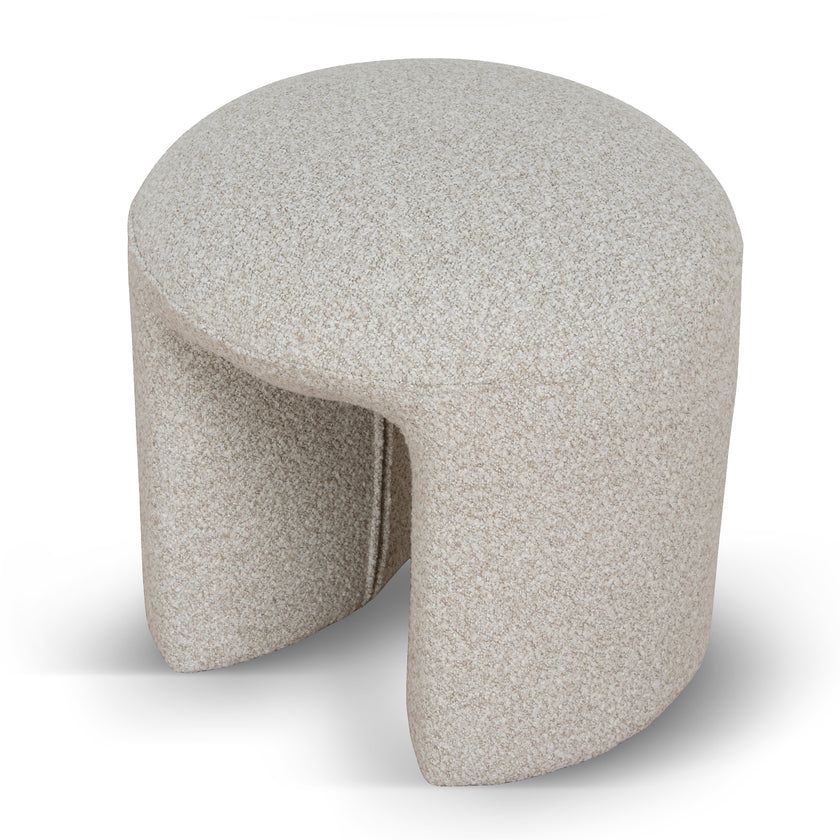 CLC12422-YY Round Ottoman - Oatmeal Beige