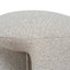 CLC12422-YY Round Ottoman - Oatmeal Beige