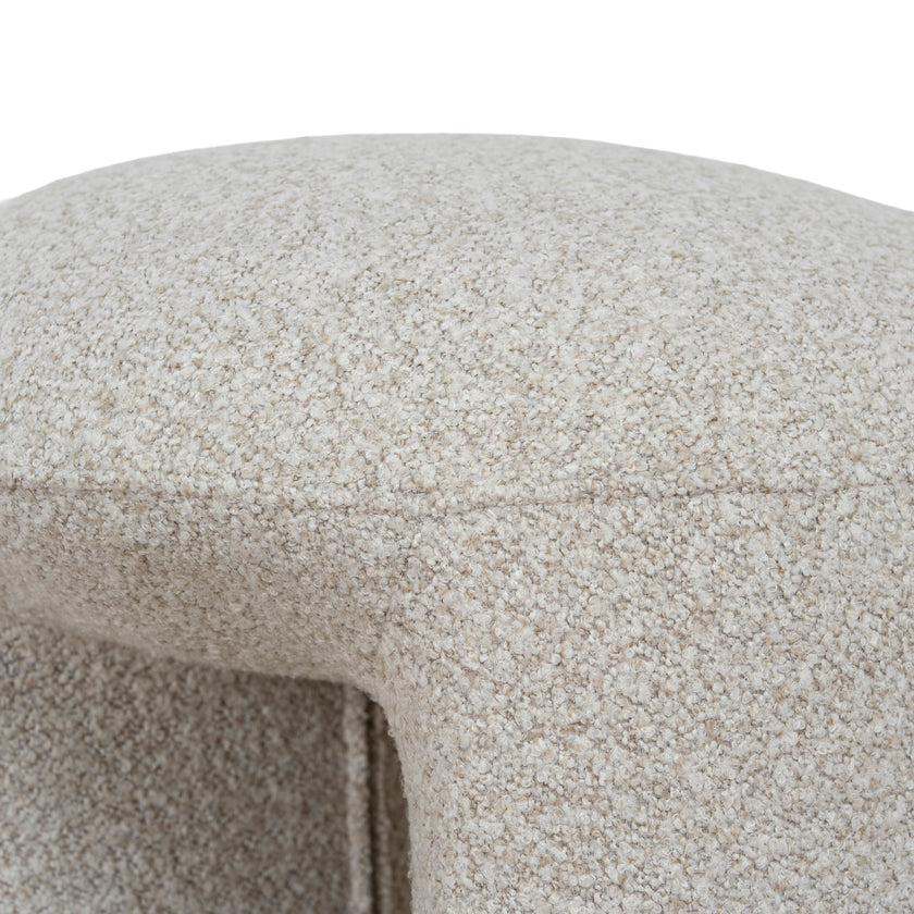 CLC12422-YY Round Ottoman - Oatmeal Beige