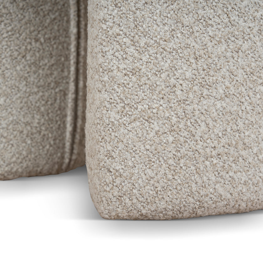 CLC12422-YY Round Ottoman - Oatmeal Beige