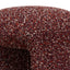 CLC12423-YY Round Ottoman -  Autumn Red