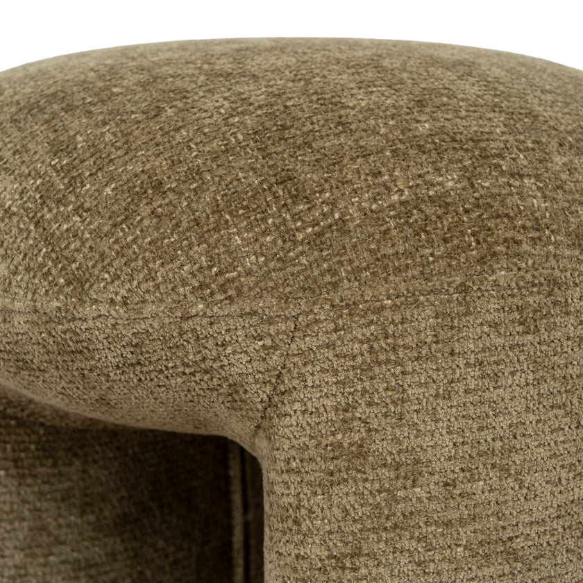 CLC12424-YY Round Ottoman - Lila Olive