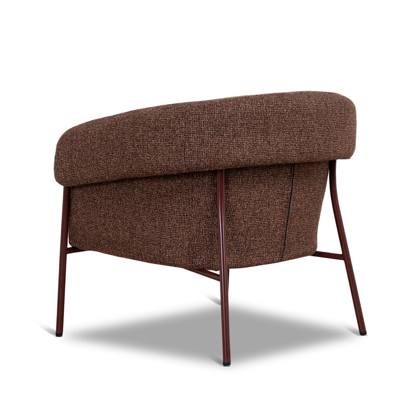 CLC12432-CI Dark Red Armchair - Verona Tawn