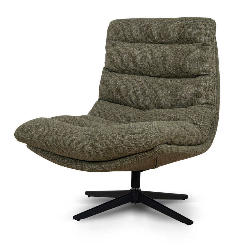 CLC12436-CI Black Lounge Chair - Verona Olive