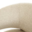 CLC12575-IG Dark Brown Armchair - Soft Beige