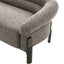 CLC12576-IG Black 3 Seater Sofa - Shadow Grey