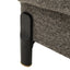 CLC12576-IG Black 3 Seater Sofa - Shadow Grey