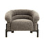 CLC12577-IG Black Armchair - Shadow Grey