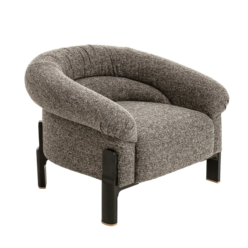 CLC12577-IG Black Armchair - Shadow Grey