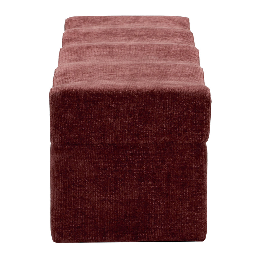 CLC12646-FH 1.8m Ottoman Bench - Lila Burgundy