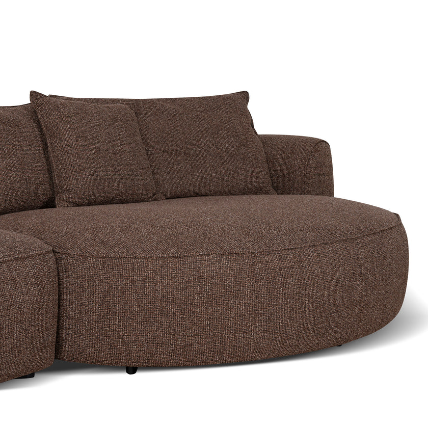 CLC12657-KJ Right Chaise Sofa - Verona Cinnamon Weave