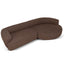 CLC12657-KJ Right Chaise Sofa - Verona Cinnamon Weave