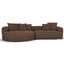 CLC12658-KJ Left Chaise Sofa - Verona Cinnamon Weave