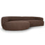 CLC12658-KJ Left Chaise Sofa - Verona Cinnamon Weave