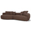 CLC12658-KJ Left Chaise Sofa - Verona Cinnamon Weave