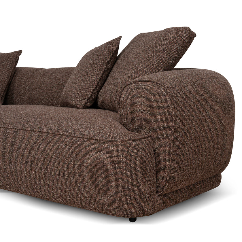 CLC12658-KJ Left Chaise Sofa - Verona Cinnamon Weave