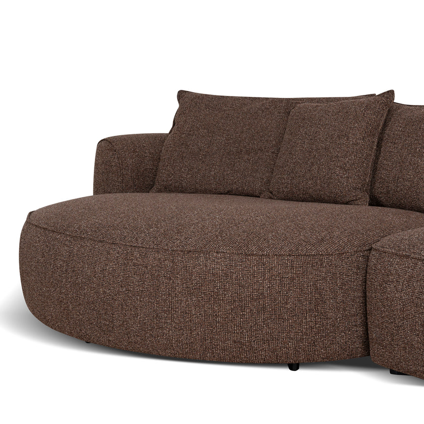 CLC12658-KJ Left Chaise Sofa - Verona Cinnamon Weave