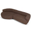 CLC12658-KJ Left Chaise Sofa - Verona Cinnamon Weave