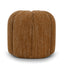 CLC12690-KSO Low Ottoman - Ginger Brown