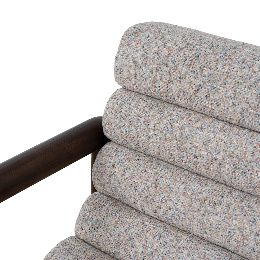 CLC12694-OLS Fabric Lounge Chair - Multi Tone Neutral