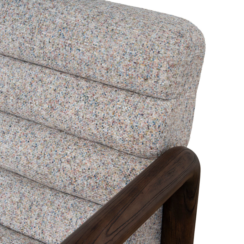 CLC12694-OLS Fabric Lounge Chair - Multi Tone Neutral