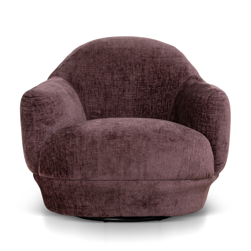 CLC12739-KJ Swivel Armchair - Plum