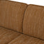 CLC12802-KSO 2 Seater Fabric Sofa - Ginger Brown