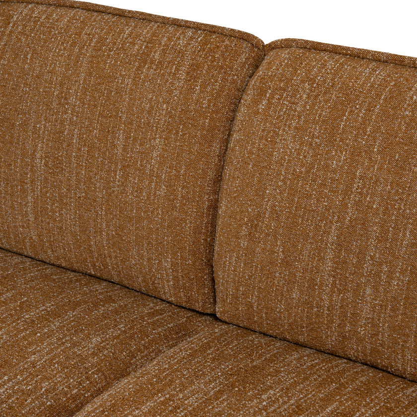 CLC12802-KSO 2 Seater Fabric Sofa - Ginger Brown