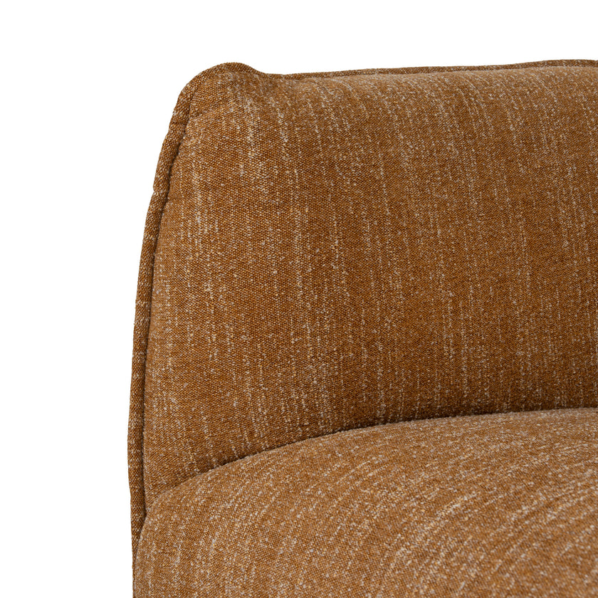 CLC12803-KSO 3 Seater Fabric Sofa - Ginger Brown