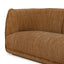 CLC12803-KSO 3 Seater Fabric Sofa - Ginger Brown
