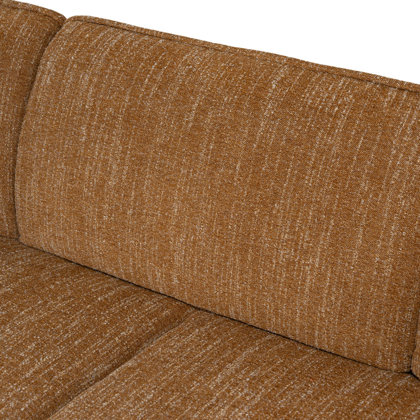 CLC12803-KSO 3 Seater Fabric Sofa - Ginger Brown