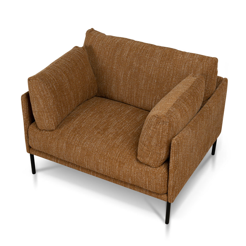 CLC12804-KSO Fabric Armchair - Ginger Brown