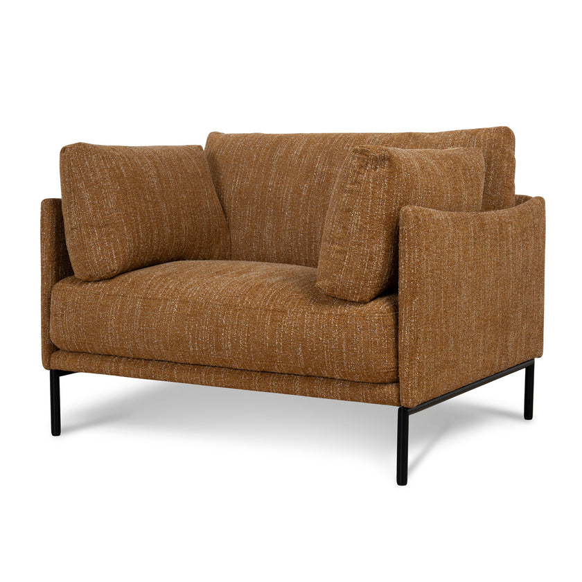CLC12804-KSO Fabric Armchair - Ginger Brown