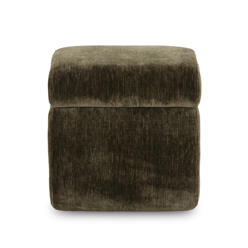 CLC12956-DI 46cm Ottoman - Blink Dark Green
