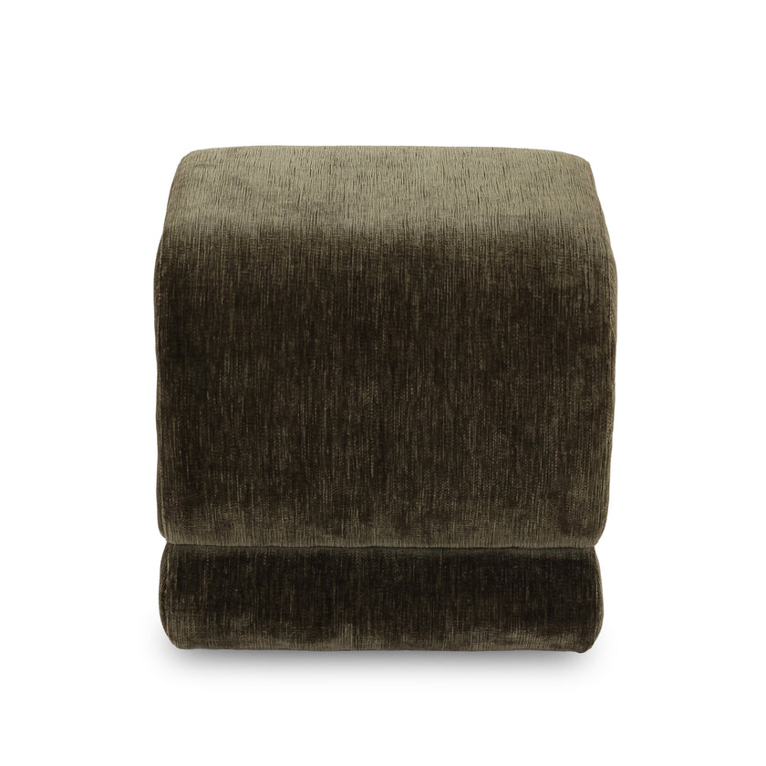 CLC12956-DI 46cm Ottoman - Blink Dark Green
