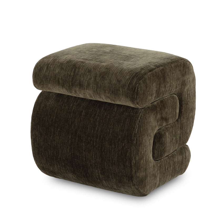 CLC12956-DI 46cm Ottoman - Blink Dark Green
