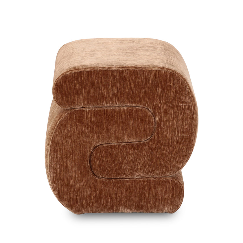 CLC12957-DI 46cm Ottoman - Blink Terracotta