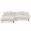 Ex Display - CLC6648-CA Left Chaise Sofa - Ivory White Boucle