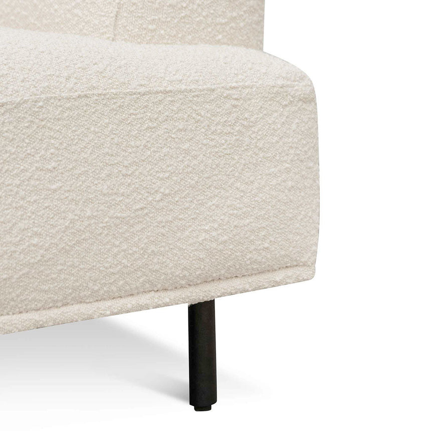 Ex Display - CLC6648-CA Left Chaise Sofa - Ivory White Boucle