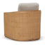 Ex Display - CLC6832-CA Wooden Armchair - Greige Fabric