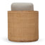 Ex Display - CLC6832-CA Wooden Armchair - Greige Fabric