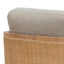 Ex Display - CLC6832-CA Wooden Armchair - Greige Fabric
