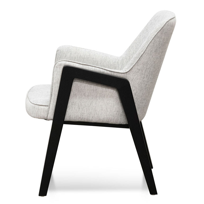 Ex Display - CLC6890-SD Fabric Lounge Chair - Silver Grey