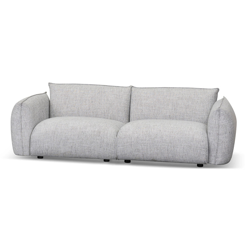 CLC6093-KSO 3 Seater Fabric Sofa- Light Texture Grey