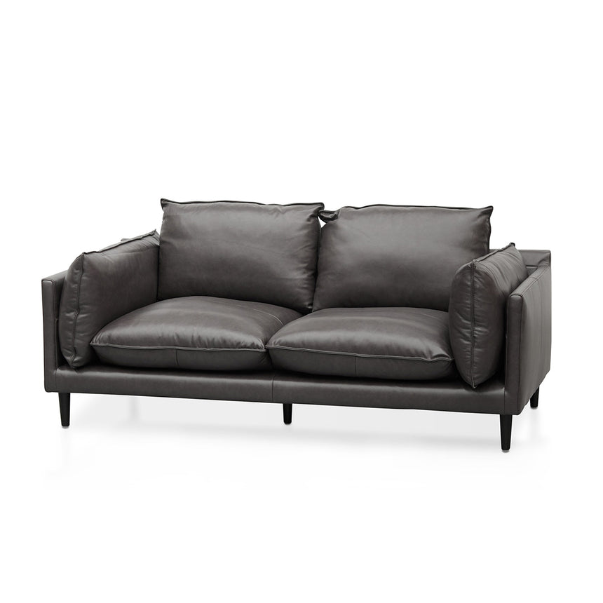 CLC2864-FA 3 Seater With Right Chaise Sofa - Graphite Grey with Natural Legs